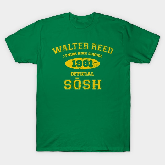 Walter Reed Sosh 1981 T-Shirt by BobbyDoran